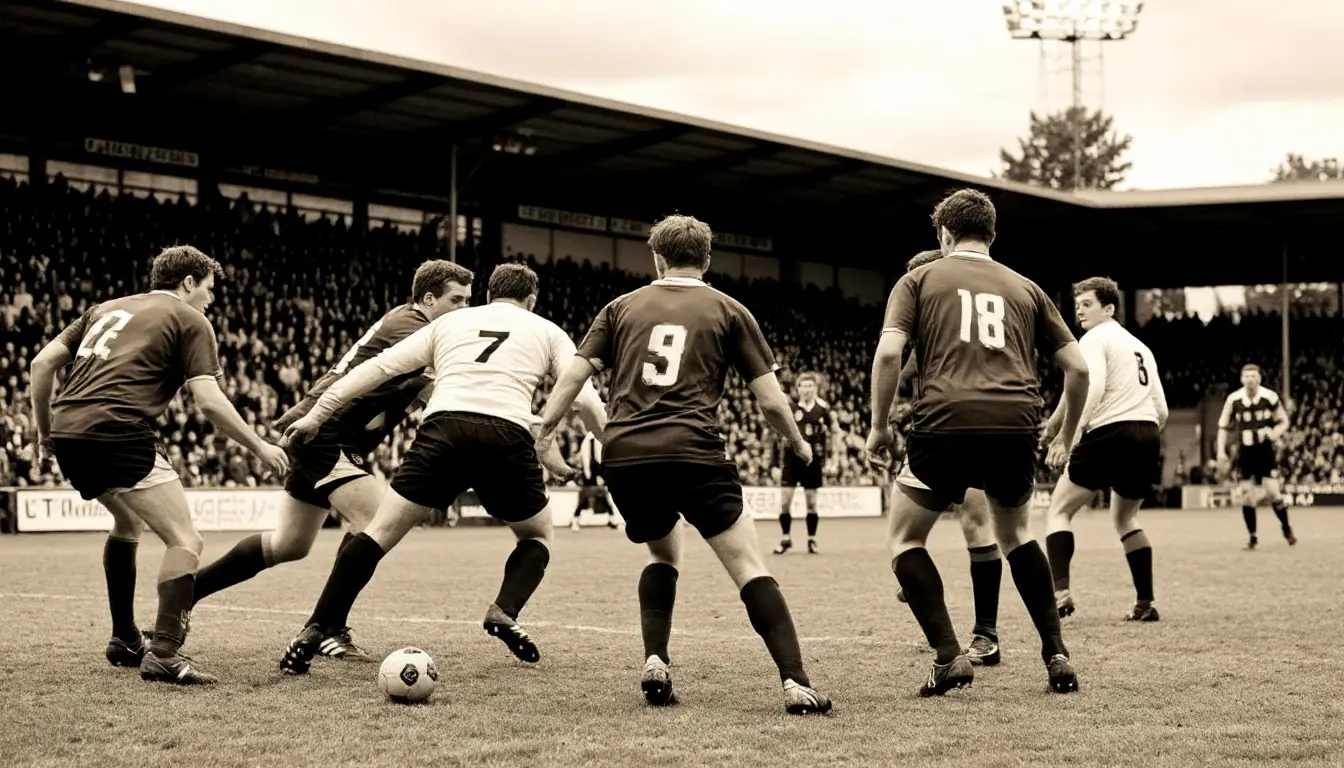 Early match photo from 1995