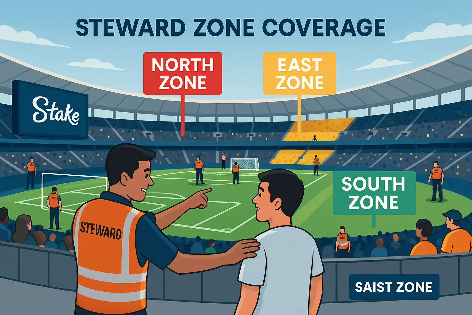 Steward zone coverage